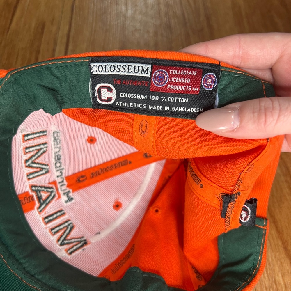 Official Colligate Licensed Miami Hurricanes Base… - image 3